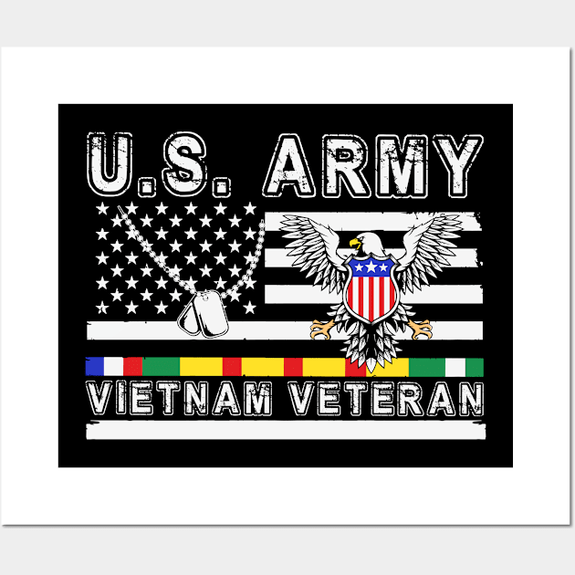 US Army Vietnam Veteran Wall Art by Barang Alus